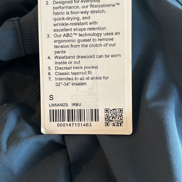 Men’s size small Lululemon ABC jogger - Picture 11 of 11